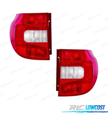 FEUX ARRIÈRE SKODA YETI 09-13 BLANC ROUGE