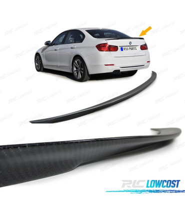 AILERON BECQUET LAME COFFRE BMW F30 F80 CARBONE LOOK M PERFORMANCE