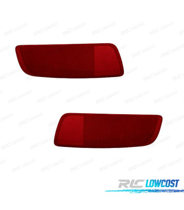 RÉFLECTEURS POUR RENAULT KOLEOS 08-12 ROUGE