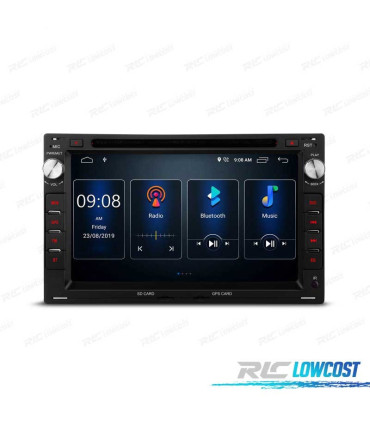 AUTORADIO GPS ANDROID 11 POUR SEAT SKODA VOLKSWAGEN VW 7"