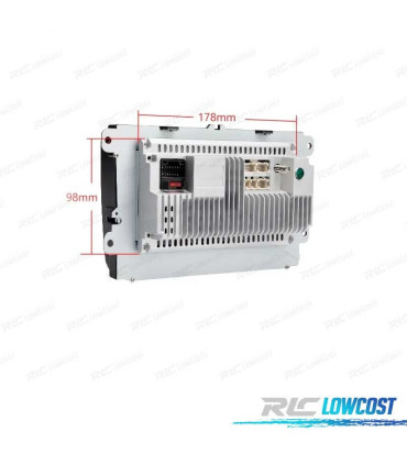 AUTORADIO 2DIN GPS ANDROID 12 TOUCH LCD 9" VOLKSWAGEN VW POUR SEAT ET SKODA