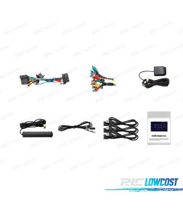 AUTORADIO 9" GPS ANDROID 12 VOLKSWAGEN VW POUR SKODA SEAT