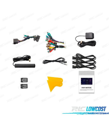 AUTORADIO 8" GPS ANDROID 12 POUR AUDI A4 B6 B7 00-08 SEAT EXEO 08-12