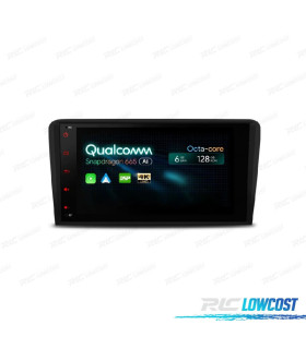 RADIO GPS ANDROID 12 6GB AUDI A3 S3 RS3 03-12