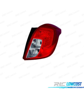 FEUX ARRIÈRE DROIT POUR OPEL MOKKA 12-16 BLANC ROUGE