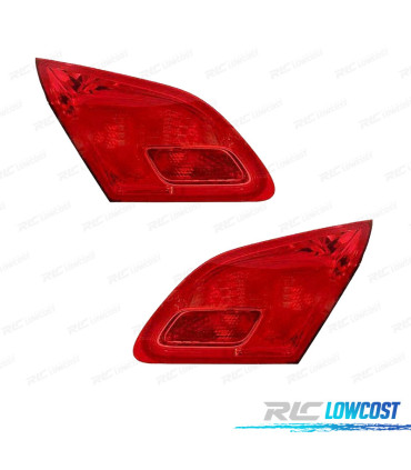 FEUX ARRIÈRE POUR OPEL ASTRA J 5P 10-15 LED FOND NOIR
