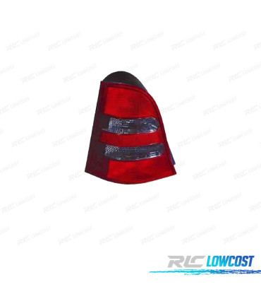 FEUX ARRIÈRE GAUCHE POUR MERCEDES CLASSE A W168 01-04 FUMÉ ROUGE
