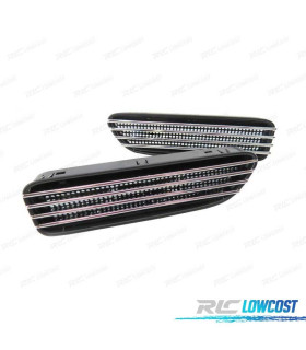 CALANDRES BMW SÉRIE 3 E46 LOOK M3 NOIR CHROMÉ