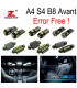 KIT 21 AMPOULES LED INTÉRIEUR AUDI A4 B8 S4 AVANT ESTATE 09-15
