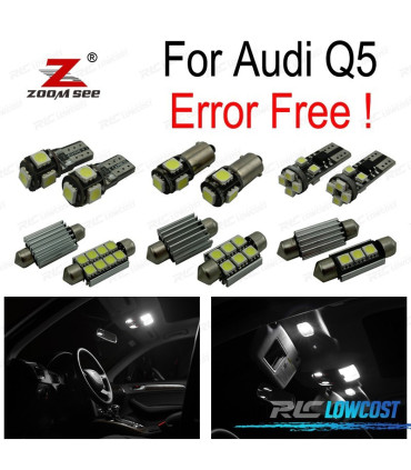 KIT 30 AMPOULES LED INTÉRIEUR AUDI Q5 2009- 2017