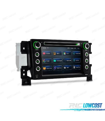 AUTORADIO GPS ANDROID 12 POUR SUZUKI GRAND VITARA 05-13