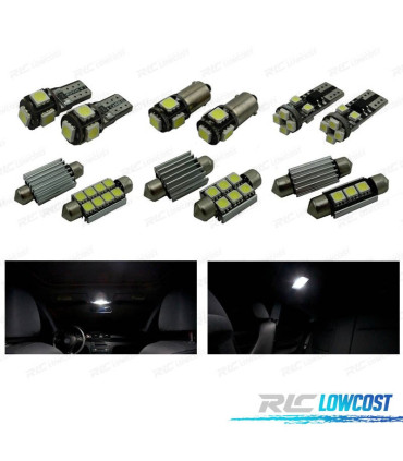 KIT 8 AMPOULES LED INTÉRIEUR BMW SÉRIE 1 F20 F21 BERLINE 114I 116I 118I 120D 125D 125I M135I XDRIVE 12-14