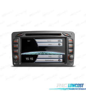 AUTORADIO GPS POUR MERCEDES CLASS AC CLK USB GPS TACTIL HD 7"