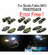 KIT 11 AMPOULES LED INTÉRIEUR POUR SKODA FABIA 3 MK3 MK III 3P 5P 15-
