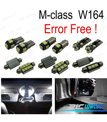 KIT 11 AMPOULES LED INTÉRIEUR MERCEDES CLASSE C W202 C220 C230 C280 C36 AMG 93-99