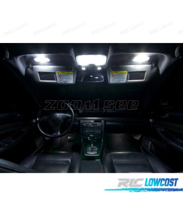 KIT 12 AMPOULES LED INTÉRIEUR AUDI A4 B5 BERLINE 96-01