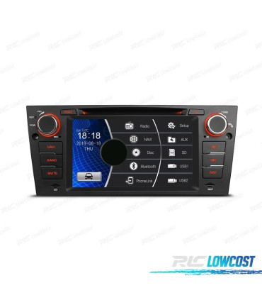 AUTORADIO 2DIN 7" BMW SÉRIE 3 E90 91 92 93 05-10 USB GPS TACTIL HD