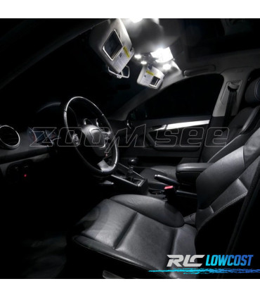 KIT 12 AMPOULES LED INTÉRIEUR AUDI A3 S3 8P 06-13