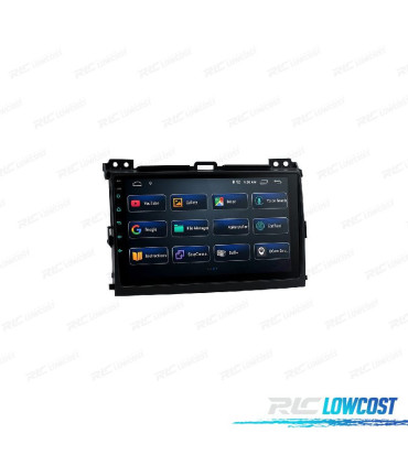 AUTORADIO GPS ANDROID 12 POUR TOYOTA LAND CRUISER 02-09