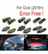 KIT 7 AMPOULES LED INTÉRIEUR POUR HONDA CIVIC 10TH GEN 16-