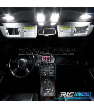 KIT 11 AMPOULES LED INTÉRIEUR AUDI A6 S6 RS6 C6 BERLINE 05-11