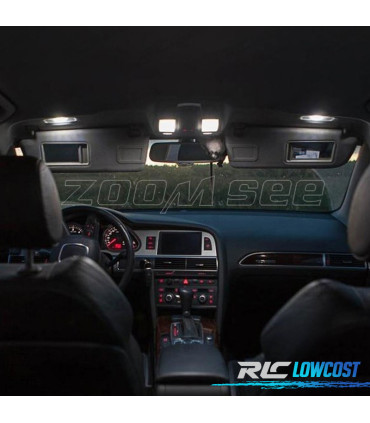 KIT 11 AMPOULES LED INTÉRIEUR AUDI A6 S6 RS6 C6 BERLINE 05-11