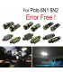 KIT 9 AMPOULES LED INTÉRIEUR POUR VOLKSWAGEN VW POLO Mk3 6N 6N1 6N2 94-01