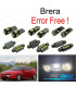 KIT 8 AMPOULES LED INTÉRIEUR POUR ALFA ROMEO BRERA 06-10