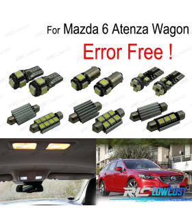 KIT 9 AMPOULES LED INTÉRIEUR POUR MAZDA 6 MAZDA 6 ATENZA BREAK 13-