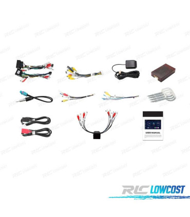 AUTORADIO GPS 2DIN ANDROID 12 OCTA-CORE AUDI A3 8P 8PA 03-12 USB GPS TACTIL 7" HD