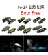 KIT 14 AMPOULES LED INTÉRIEUR BMW Z4 E85 E86 Z4 ROADSTER COUPÉ CABRIOLET 03-08