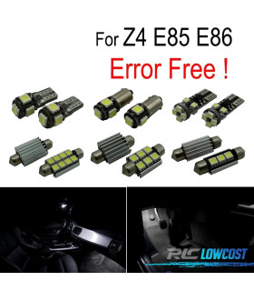 KIT 14 AMPOULES LED INTÉRIEUR BMW Z4 E85 E86 Z4 ROADSTER COUPÉ CABRIOLET 03-08