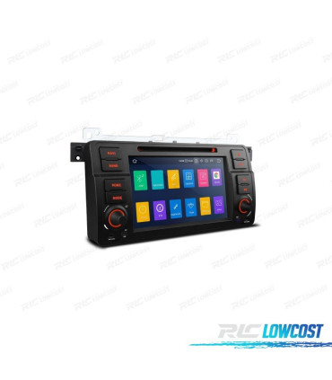 AUTORADIO 2DIN GPS ANDROID 13 POUR BMW SÉRIE 3 E46 ÉCRAN TACTILE 7"