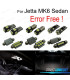 KIT 14 AMPOULES LED INTÉRIEUR POUR VOLKSWAGEN JETTA 6 MK6 MKVI BERLINE 11-18