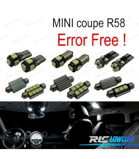 KIT 12 AMPOULES LED INTÉRIEUR POUR MINI COOPER COUPÉ R58 12-15