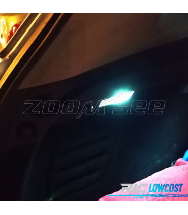 KIT 12 AMPOULES LED INTÉRIEUR 2009-2016, POUR RENAULT MEGANE III 3 MK3 COUPÉ