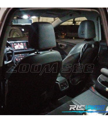 KIT 12 AMPOULES LED INTÉRIEUR POUR SKODA FABIA 3 MK3 MK III COMBI WAGON 15-