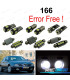 KIT 16 AMPOULES LED INTÉRIEUR ALFA ROMEO 166 98-07