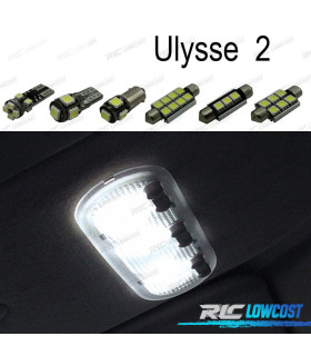 KIT 15 AMPOULES LED INTÉRIEUR POUR FIAT ULYSSE 2 MK2 179 03-11
