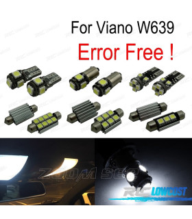 KIT 15 AMPOULES LED INTÉRIEUR POUR MERCEDES SPRINTER 906 W906 06-13