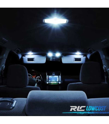 KIT 12 AMPOULES LED INTÉRIEUR POUR FIAT 500L 14-18
