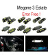 KIT 15 AMPOULES LED INTÉRIEUR POUR RENAULT MEGANE III 3 MK3 GRANDTOUR 09-15