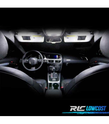 KIT 10 AMPOULES LED INTÉRIEUR AUDI A5 S5 RS5 CONVERTIBLE CABRIOLET 09-15