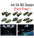 KIT 15 AMPOULES LED INTÉRIEUR AUDI A4 S4 B5 BERLINE 96-01