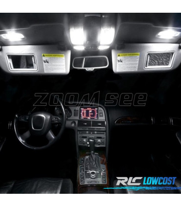 KIT 17 AMPOULES LED INTÉRIEUR POUR AUDI A6 S6 RS6 C6 BERLINE 05-11