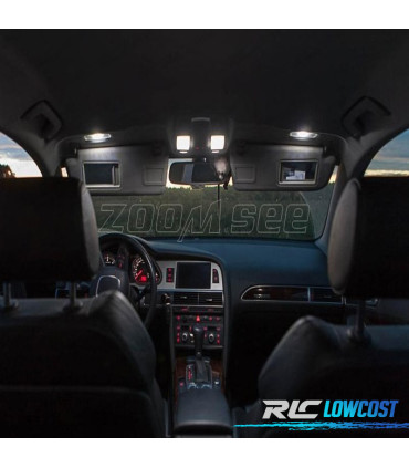 KIT 17 AMPOULES LED INTÉRIEUR POUR AUDI A6 S6 RS6 C6 BERLINE 05-11
