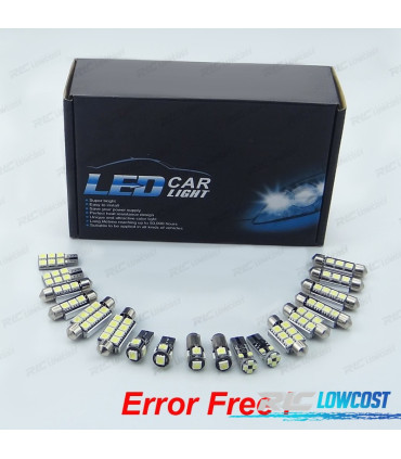 KIT 17 AMPOULES LED INTÉRIEUR AUDI A6 S6 RS6 C6 BERLINE 05-11