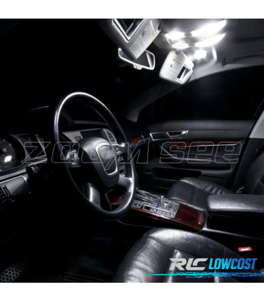 KIT 17 AMPOULES LED INTÉRIEUR AUDI A6 S6 RS6 C6 BERLINE 05-11