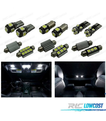 KIT 17 AMPOULES LED INTÉRIEUR AUDI A4 S4 B5 BERLINE UNIQUEMENT 96-01