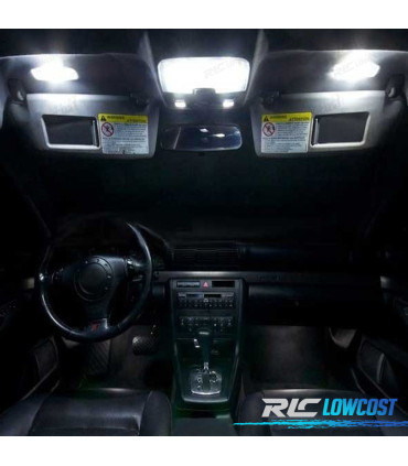 KIT 17 AMPOULES LED INTÉRIEUR AUDI A4 S4 B5 BERLINE UNIQUEMENT 96-01
